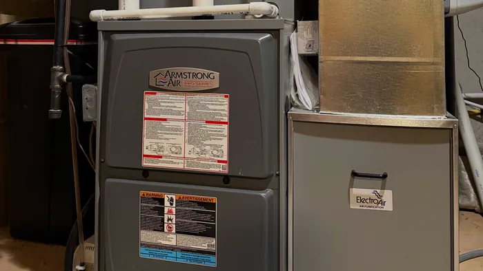 An Armstrong Air furnace installed in a Prince George home